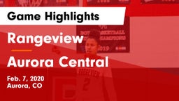 Rangeview  vs Aurora Central  Game Highlights - Feb. 7, 2020