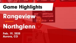 Rangeview  vs Northglenn  Game Highlights - Feb. 19, 2020