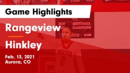 Rangeview  vs Hinkley  Game Highlights - Feb. 13, 2021