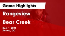 Rangeview  vs Bear Creek  Game Highlights - Dec. 1, 2021