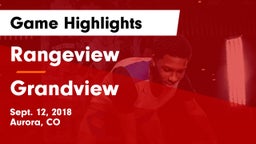 Rangeview  vs Grandview  Game Highlights - Sept. 12, 2018