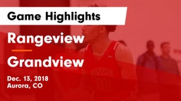 Rangeview  vs Grandview  Game Highlights - Dec. 13, 2018