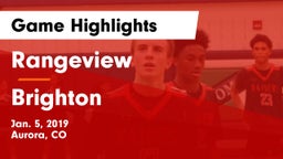 Rangeview  vs Brighton  Game Highlights - Jan. 5, 2019