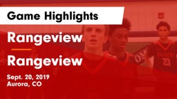 Rangeview  vs Rangeview  Game Highlights - Sept. 20, 2019