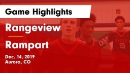 Rangeview  vs Rampart  Game Highlights - Dec. 14, 2019