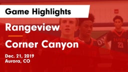 Rangeview  vs Corner Canyon  Game Highlights - Dec. 21, 2019