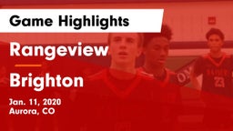 Rangeview  vs Brighton  Game Highlights - Jan. 11, 2020