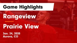 Rangeview  vs Prairie View  Game Highlights - Jan. 24, 2020