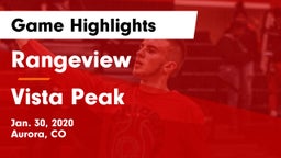 Rangeview  vs Vista Peak  Game Highlights - Jan. 30, 2020