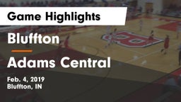 Bluffton  vs Adams Central  Game Highlights - Feb. 4, 2019