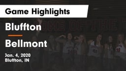 Bluffton  vs Bellmont  Game Highlights - Jan. 4, 2020
