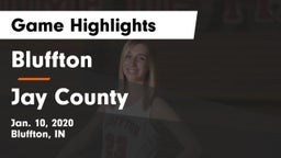 Bluffton  vs Jay County  Game Highlights - Jan. 10, 2020