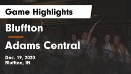 Bluffton  vs Adams Central  Game Highlights - Dec. 19, 2020