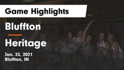 Bluffton  vs Heritage  Game Highlights - Jan. 23, 2021