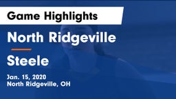North Ridgeville  vs Steele  Game Highlights - Jan. 15, 2020