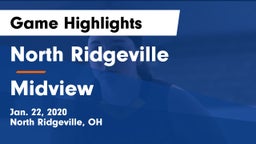 North Ridgeville  vs Midview  Game Highlights - Jan. 22, 2020