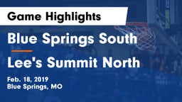 Blue Springs South  vs Lee's Summit North  Game Highlights - Feb. 18, 2019