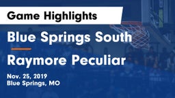 Blue Springs South  vs Raymore Peculiar  Game Highlights - Nov. 25, 2019