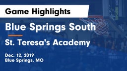 Blue Springs South  vs St. Teresa's Academy  Game Highlights - Dec. 12, 2019