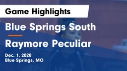 Blue Springs South  vs Raymore Peculiar  Game Highlights - Dec. 1, 2020