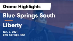 Blue Springs South  vs Liberty  Game Highlights - Jan. 7, 2021