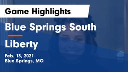 Blue Springs South  vs Liberty  Game Highlights - Feb. 13, 2021