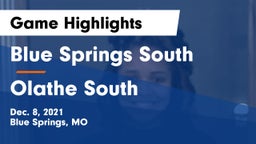 Blue Springs South  vs Olathe South  Game Highlights - Dec. 8, 2021