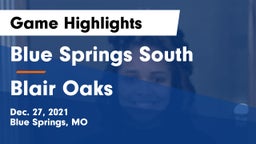 Blue Springs South  vs Blair Oaks  Game Highlights - Dec. 27, 2021