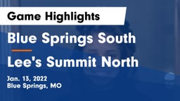 Blue Springs South  vs Lee's Summit North  Game Highlights - Jan. 13, 2022