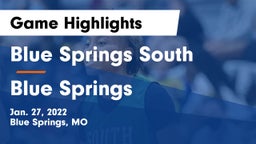 Blue Springs South  vs Blue Springs  Game Highlights - Jan. 27, 2022
