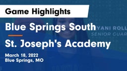 Blue Springs South  vs St. Joseph's Academy Game Highlights - March 18, 2022