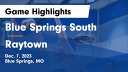 Blue Springs South  vs Raytown  Game Highlights - Dec. 7, 2023