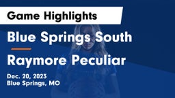 Blue Springs South  vs Raymore Peculiar  Game Highlights - Dec. 20, 2023