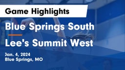 Blue Springs South  vs Lee's Summit West  Game Highlights - Jan. 4, 2024