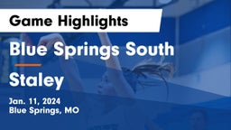 Blue Springs South  vs Staley  Game Highlights - Jan. 11, 2024