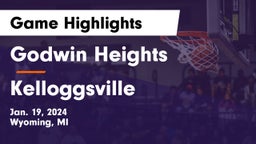 Godwin Heights  vs Kelloggsville  Game Highlights - Jan. 19, 2024