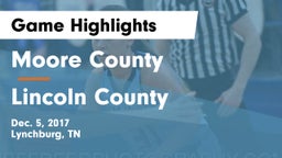 Moore County  vs Lincoln County  Game Highlights - Dec. 5, 2017