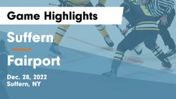 Suffern  vs Fairport  Game Highlights - Dec. 28, 2022