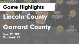 Lincoln County  vs Garrard County  Game Highlights - Jan. 12, 2021