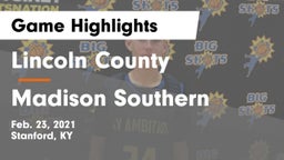 Lincoln County  vs Madison Southern  Game Highlights - Feb. 23, 2021