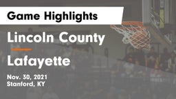 Lincoln County  vs Lafayette  Game Highlights - Nov. 30, 2021
