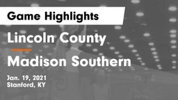 Lincoln County  vs Madison Southern  Game Highlights - Jan. 19, 2021
