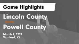 Lincoln County  vs Powell County  Game Highlights - March 9, 2021