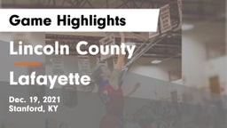 Lincoln County  vs Lafayette  Game Highlights - Dec. 19, 2021