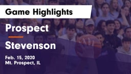 Prospect  vs Stevenson  Game Highlights - Feb. 15, 2020