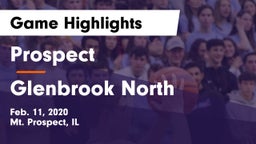 Prospect  vs Glenbrook North  Game Highlights - Feb. 11, 2020