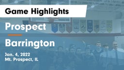 Prospect  vs Barrington  Game Highlights - Jan. 4, 2022