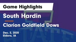 South Hardin  vs Clarion Goldfield Dows  Game Highlights - Dec. 2, 2020