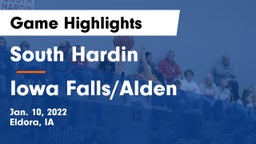 South Hardin  vs Iowa Falls/Alden  Game Highlights - Jan. 10, 2022