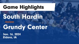 South Hardin  vs Grundy Center  Game Highlights - Jan. 16, 2024